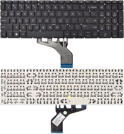Laptop Keyboard For HP 15-DW, L47489-001, 15-DA, 15-DU, 15-DB, 15-DQ, 15-DF Series Laptops Silver With Backlight