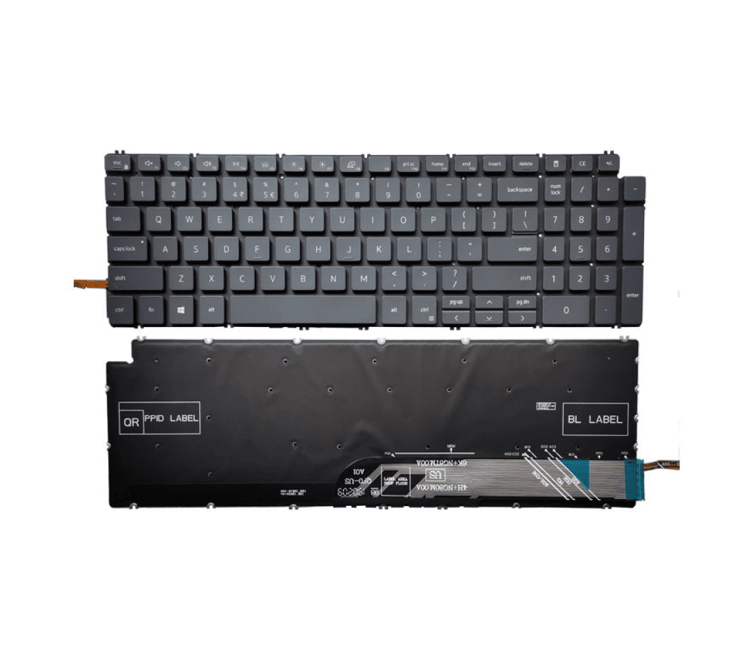 KB5593-Keyboard.png Laptop Keyboard For Dell Inspiron 5593, P88F, 5598, 5590, 5584, 5594, 7590 Laptops With Backlight - Image 1