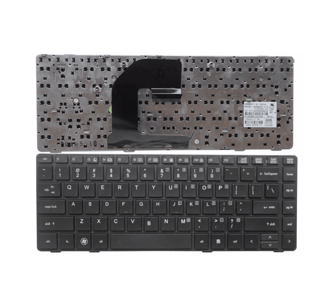KB8460P-Keyboard.png Laptop Keyboard For HP EliteBook 8460P, 635768-071, 8460W, 6460B, 6470, 8470 Laptops With Frame - Image 1