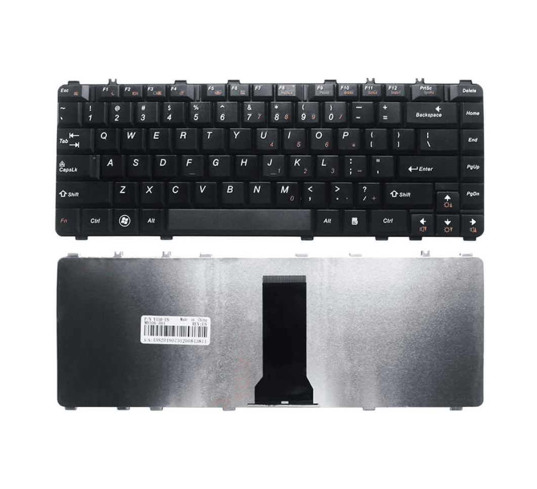 KBY450-Keyboard.png Laptop Keyboard For Lenovo IdeaPad Y450, V460, B460, Y450A, Y450G, Y460P, Y550A Laptops - Image 1