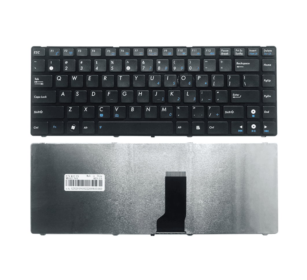 KbK42.png Laptop Keyboard For Asus K42, A42, A83, B43, K43, N43, U31, U32, U35, U45, X42, X43, X44 Series - Image 1