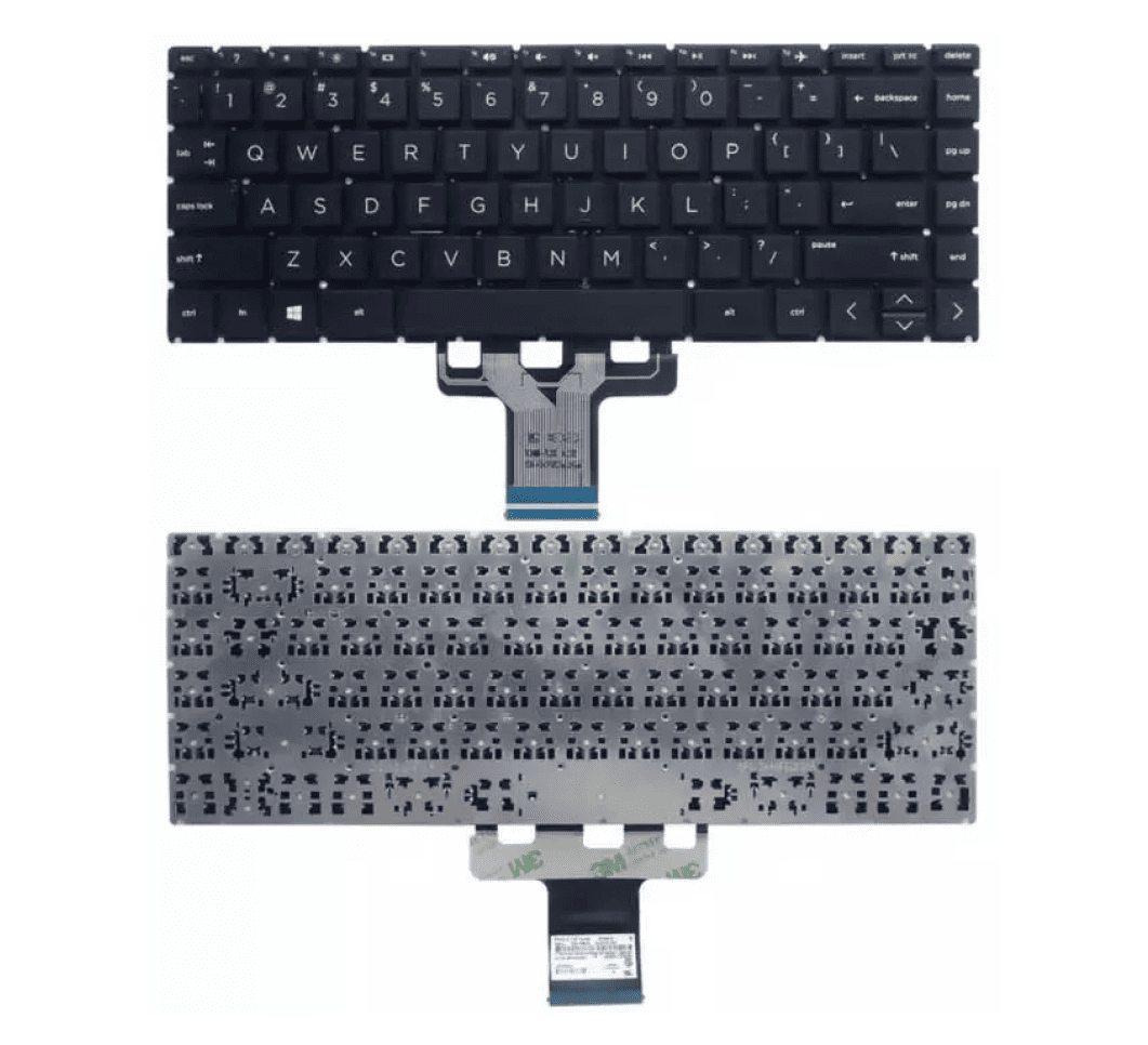 kb14CK-Keyboard.png Laptop Keyboard for HP 14Q, 14 CK, 14 DG, 14Q CS, 14-CF Series Laptops Without Frame - Image 1