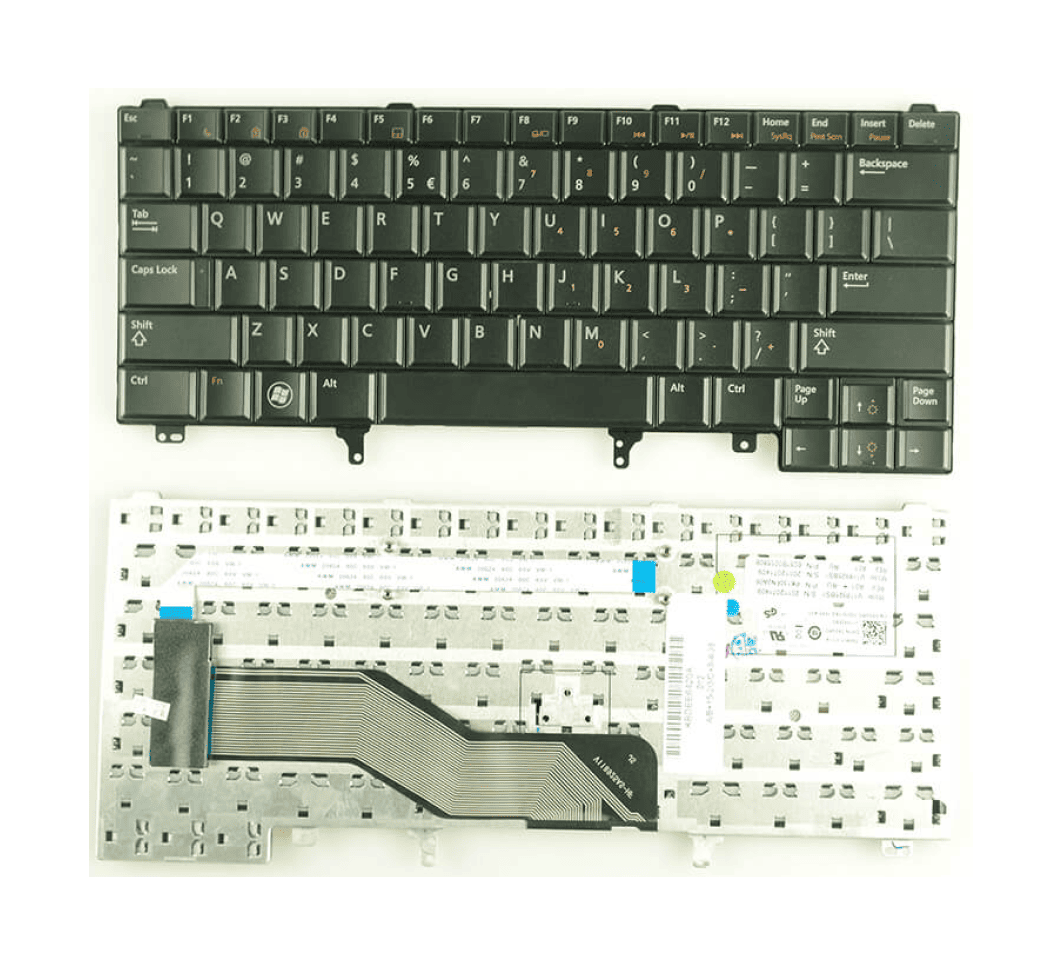 kbE6420-WITHOUT-TRACKBALL-Keyboard.png Laptop Keyboard For Dell Latitude E6420, E6440, E6220, E6320, E5420, E5430 Laptops - Image 1