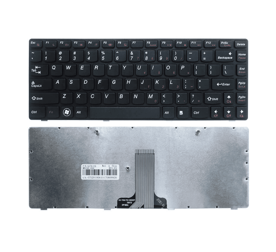 kbG470-Keyboard-1.png Laptop Keyboard For Lenovo G470, 25-011670, B470, G405S, G475, V470 Laptops - Image 1