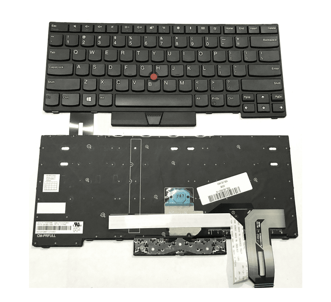 kbX390-mouse-Keyboard.png Laptop Keyboard For Lenovo ThinkPad X390, 01YP040, X280, X395, L13 Series Laptops With Mouse - Image 1